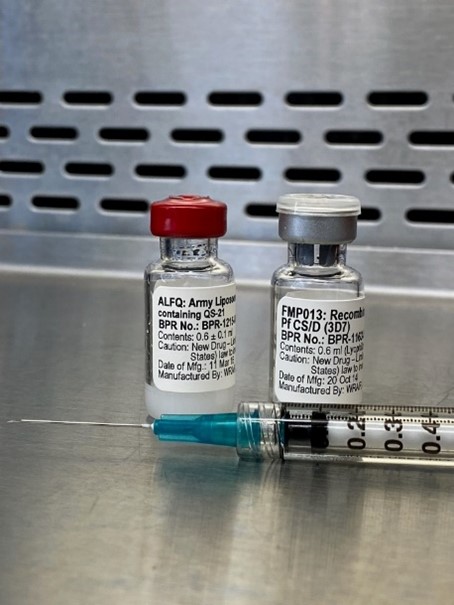 bottles containing vaccines